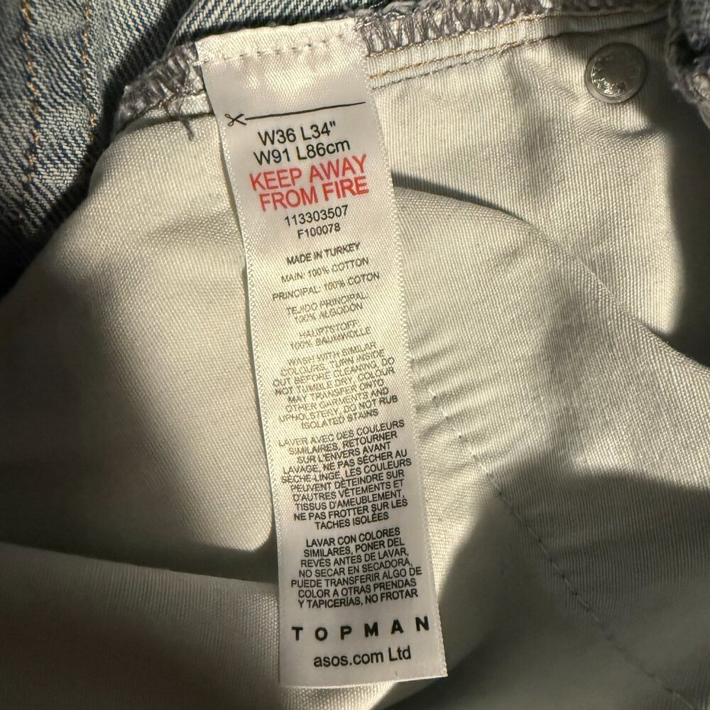 ASOS Topman Jeans - Picture 3 of 3